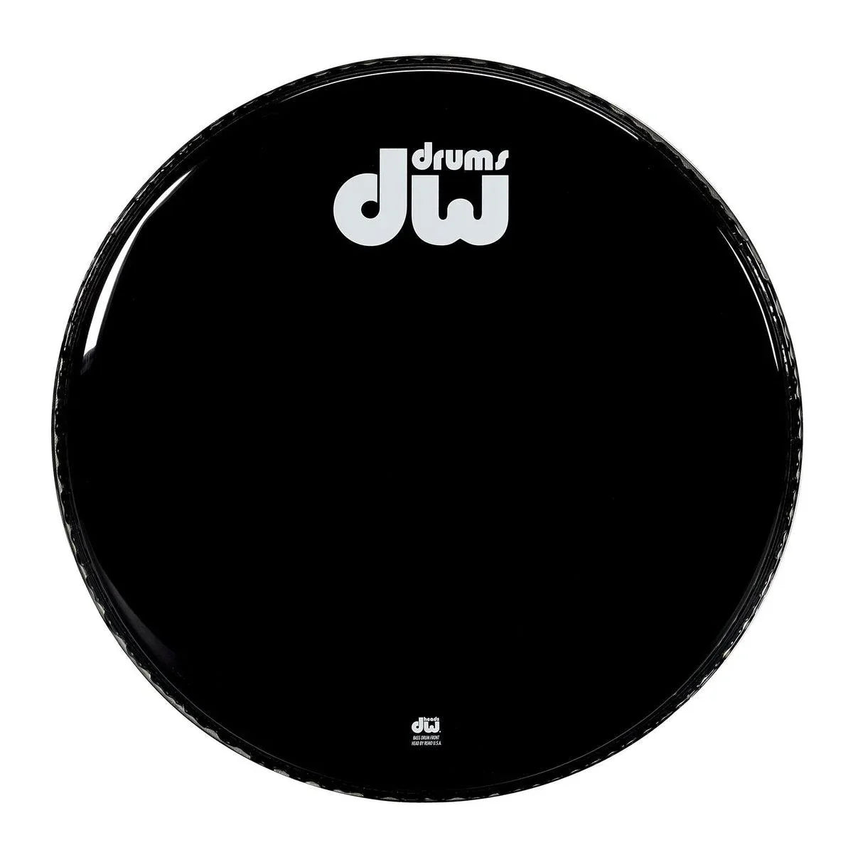 DW 20" Gloss Black Bass Drum Head