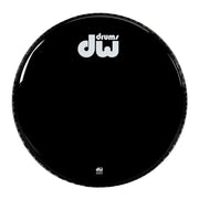DW 20" Gloss Black Bass Drum Head
