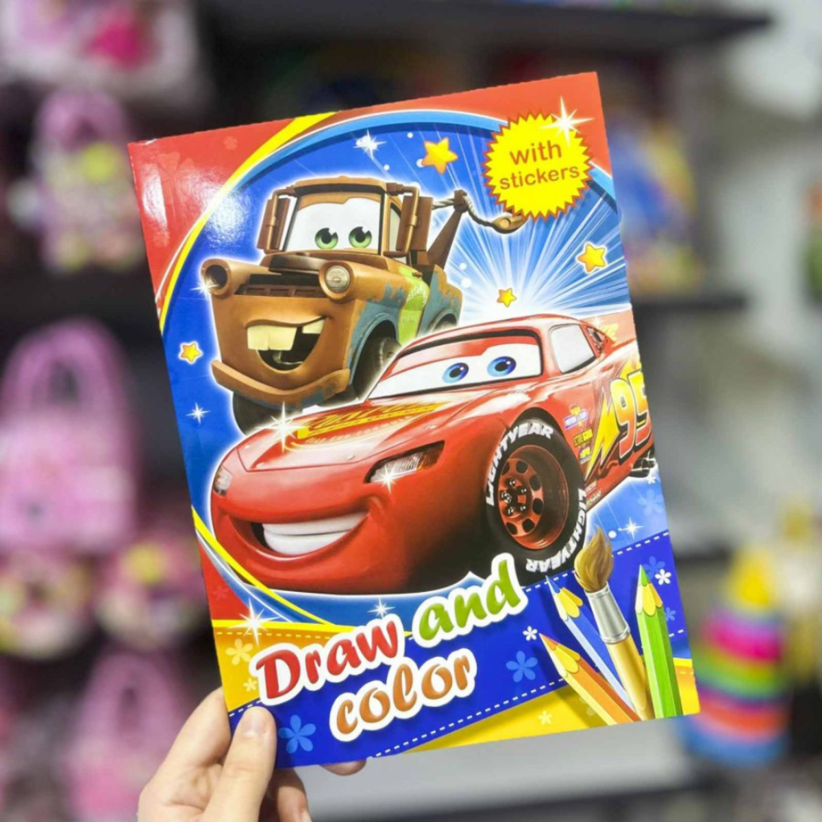 Sticker And Coloring Book