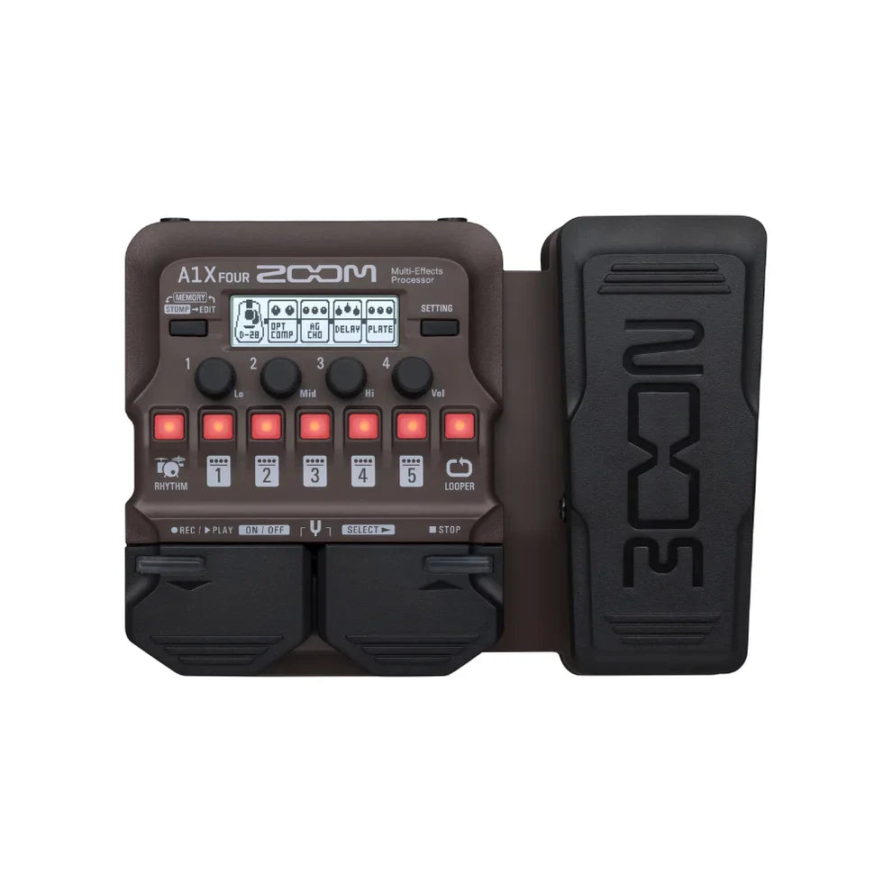 Zoom A1X Four Acoustic Multi-Effect Proceesor with Expression Pedal