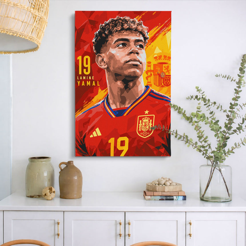 Lamine Yamal Paint by Numbers Kit