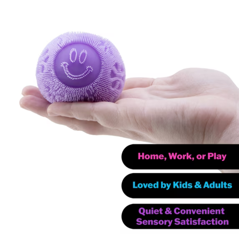 Fuzzy Stress Relief Ball With Soft Texture