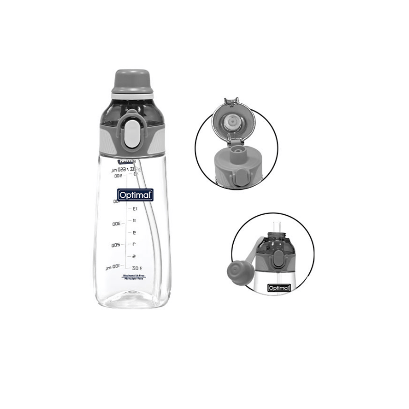 Optimal 2in1 Spout And Straw Tritan Cup - 650 mL