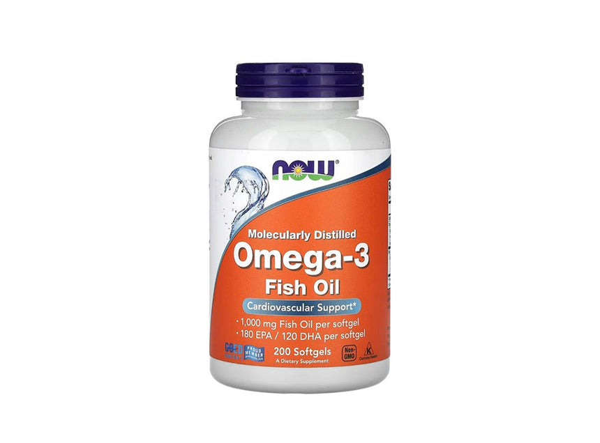 Now Omega 3 1000 mg 200 Capsules