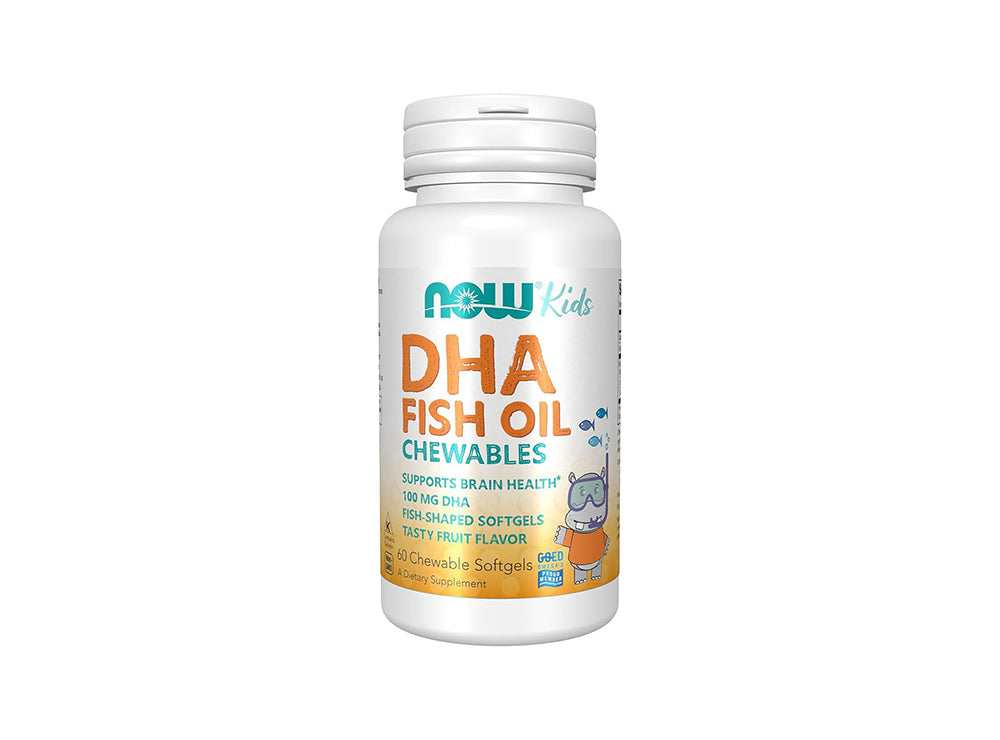 Now Kids DHA Fish Oil Chewable Softgels 60 Pcs