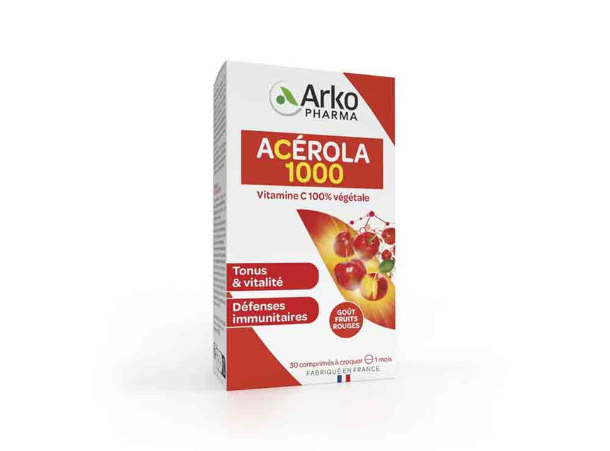Arko Acerola 1000 mg With Vitamin C Chewable 30 tablets