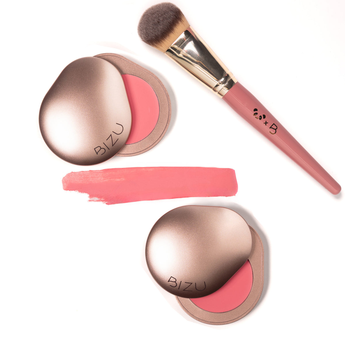 Coral Crush And Cheeky Finish Brush Duo