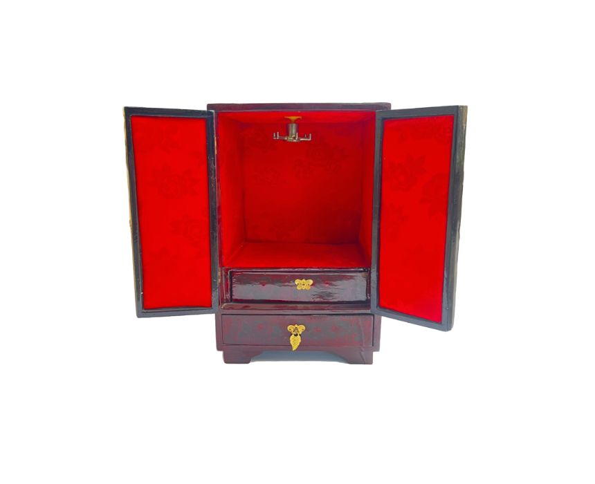 Amber Wood Jewelry Box