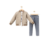 Boys Three Piece Set in Grey