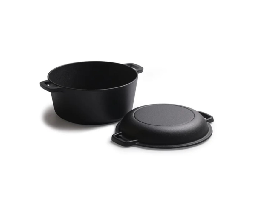 Cast Iron Dutch Oven with Skillet Lid
