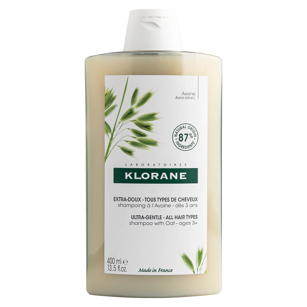 Klorane Shp Doux Au Lait D'avoine 400ML
