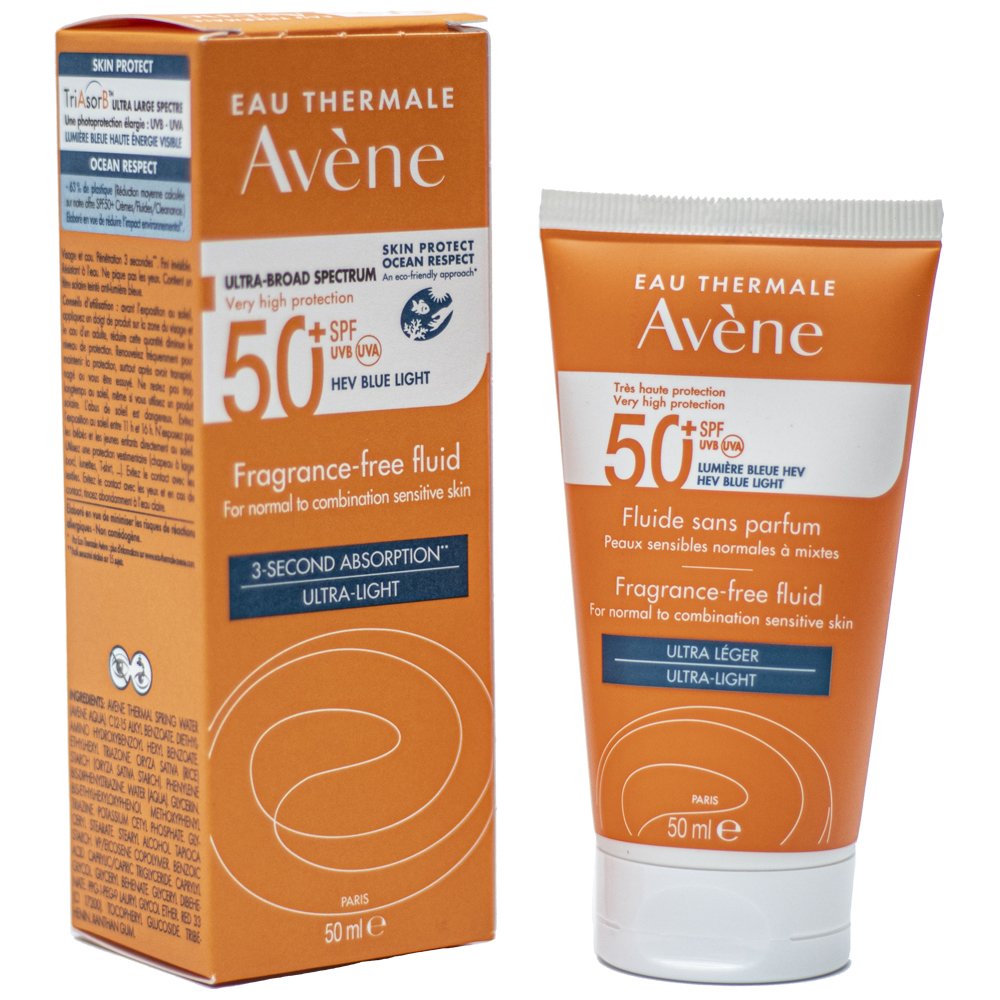 Avene Fragrance Free Fluid SPF 50+ 50 ml