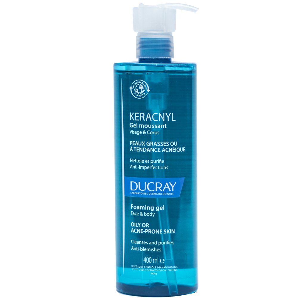 Ducray Keracnyl Foaming Gel Cleanser 400ml