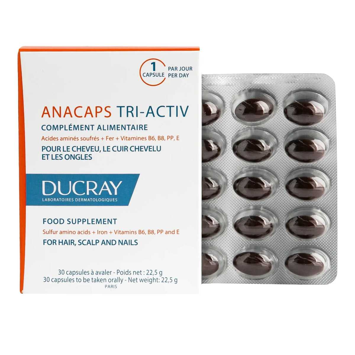 Ducray Anacaps Tri-Activ 30 Capsules