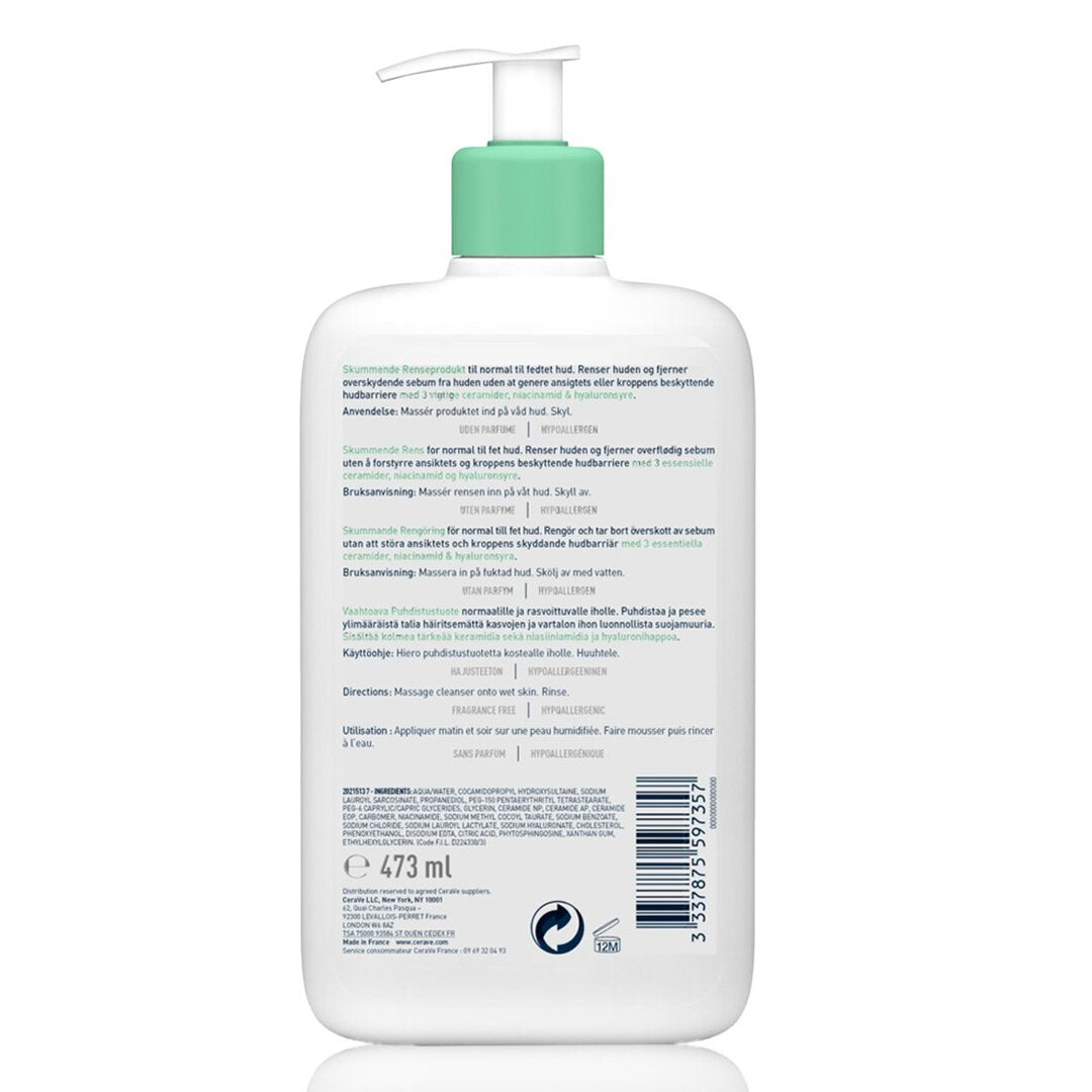 Cerave Foaming Cleanser 473ml
