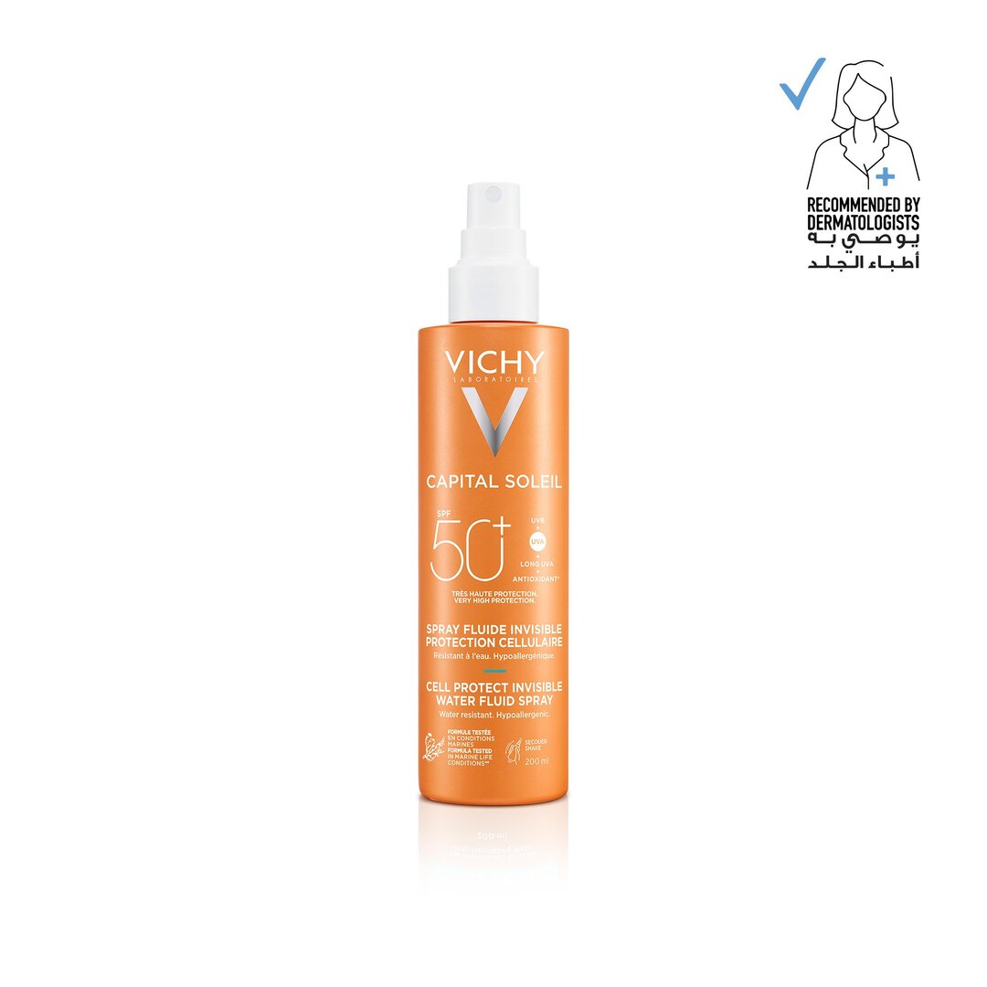 Vichy Capital Soleil Invisible Fluid Sunscreen Spray 200ml