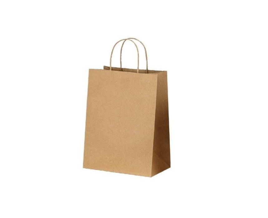 Twisted Handle Kraft Paper Bag Bundle