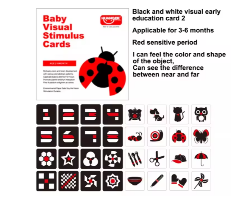 Montessori Baby Visual Stimulation Cards