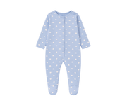 Heart Print Baby Sleepsuit