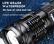 LED Torch A76 2000 Lumens Zoom USB-C