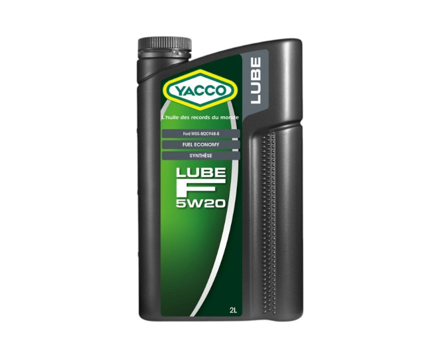 Yacco Lube F 5W20 Synthetic Engine Oil - 2 L - Made in France