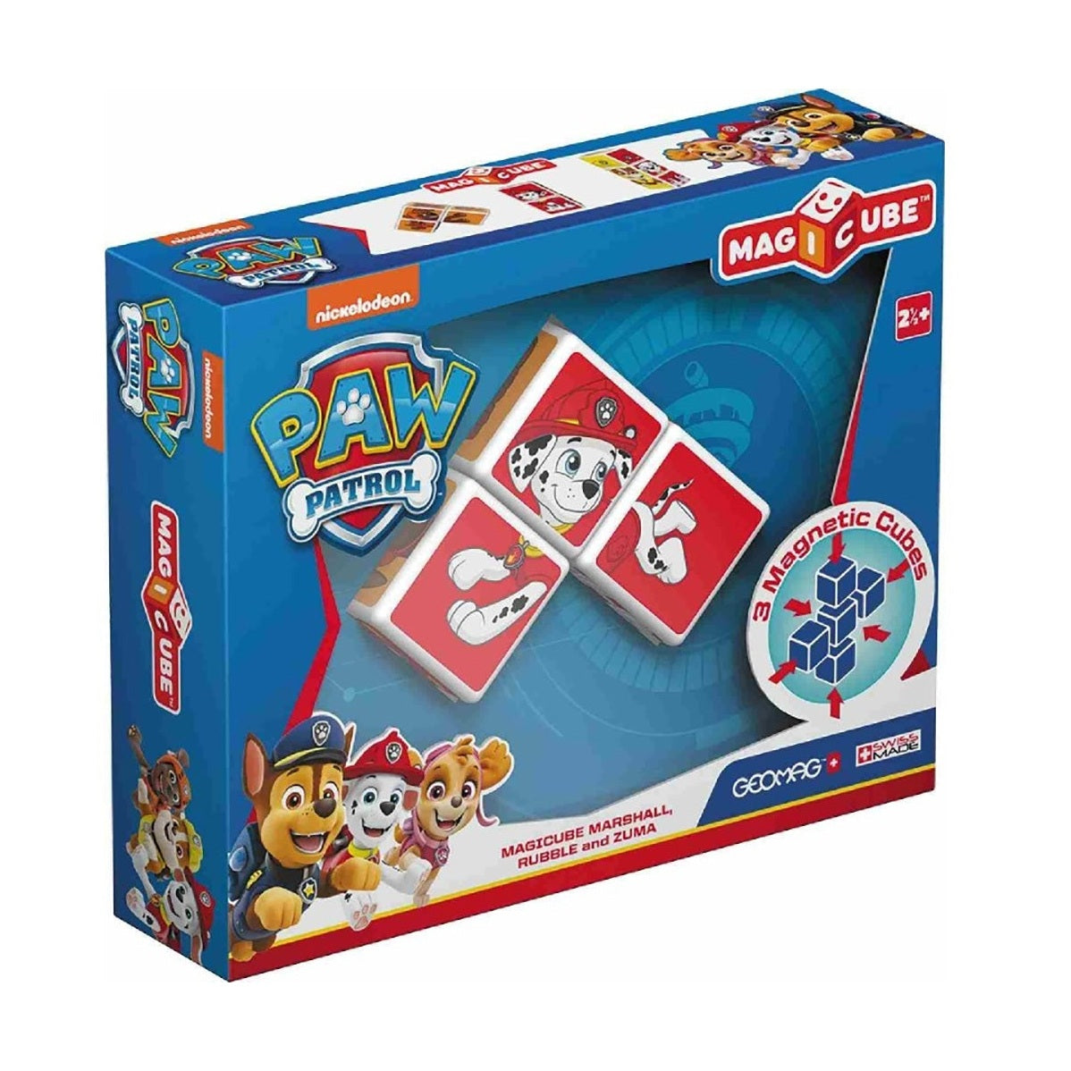 Geomag MAGICUBE Paw Patrol Construction Toy, 3 Cubes by Geomag