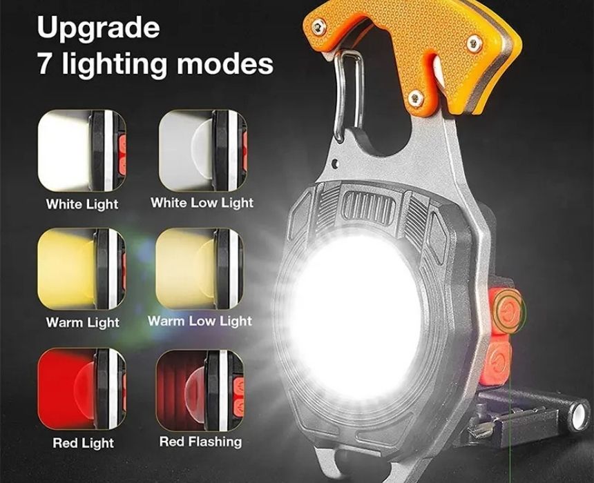 Lightweight Multifunction Flashlight