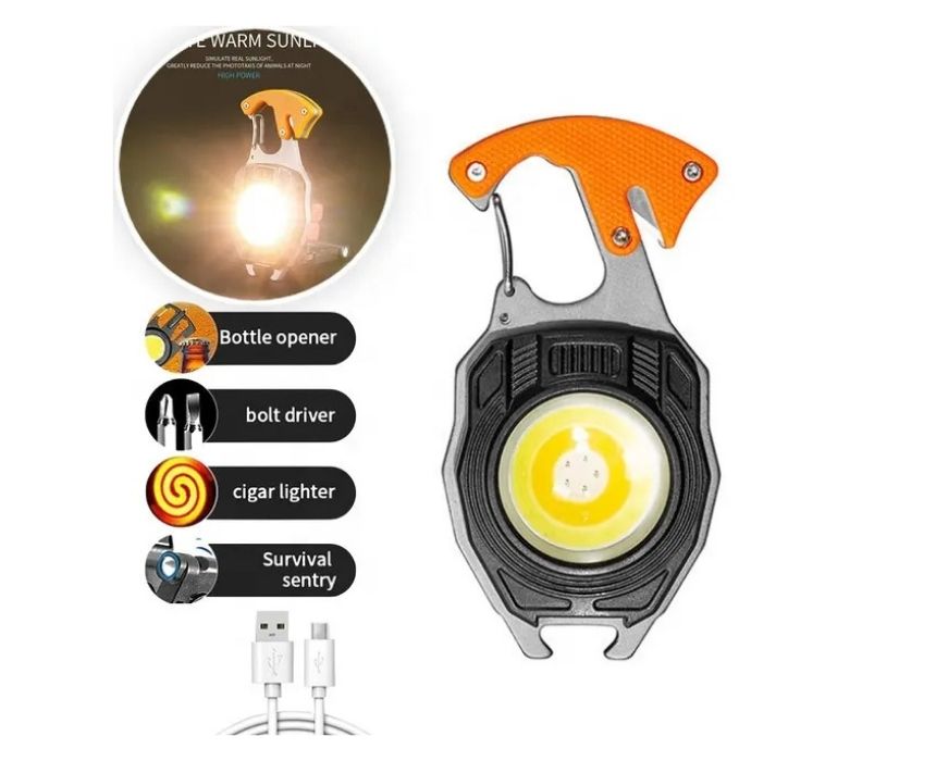 Lightweight Multifunction Flashlight