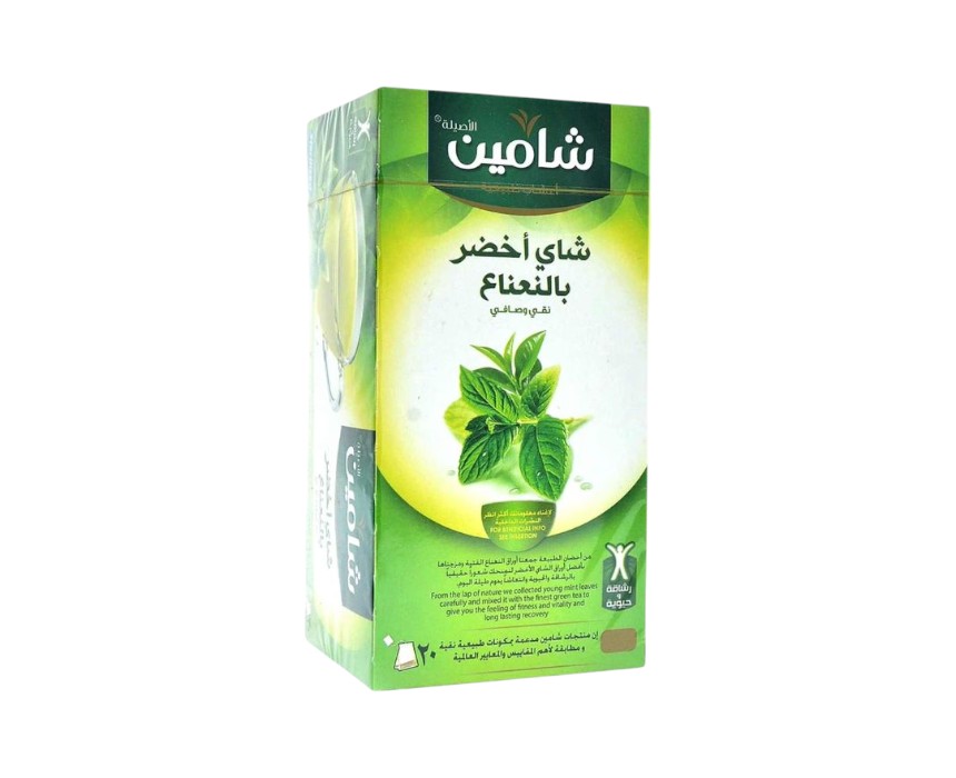 Chamain Green Tea with Mint 20 Bags