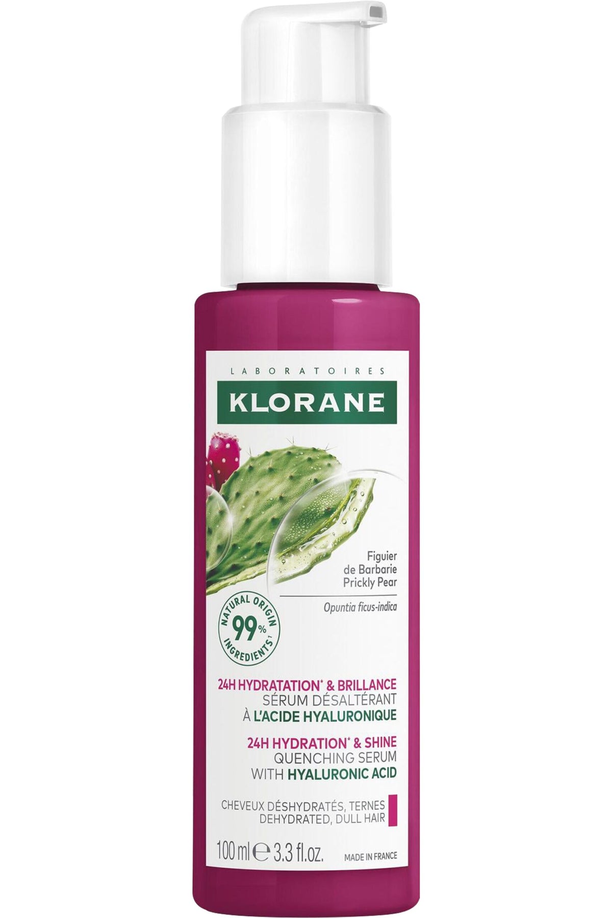 Klorane Figuier De Barbarie Serum Desalterant Cheveux Deshydrates, Ternes 100ML