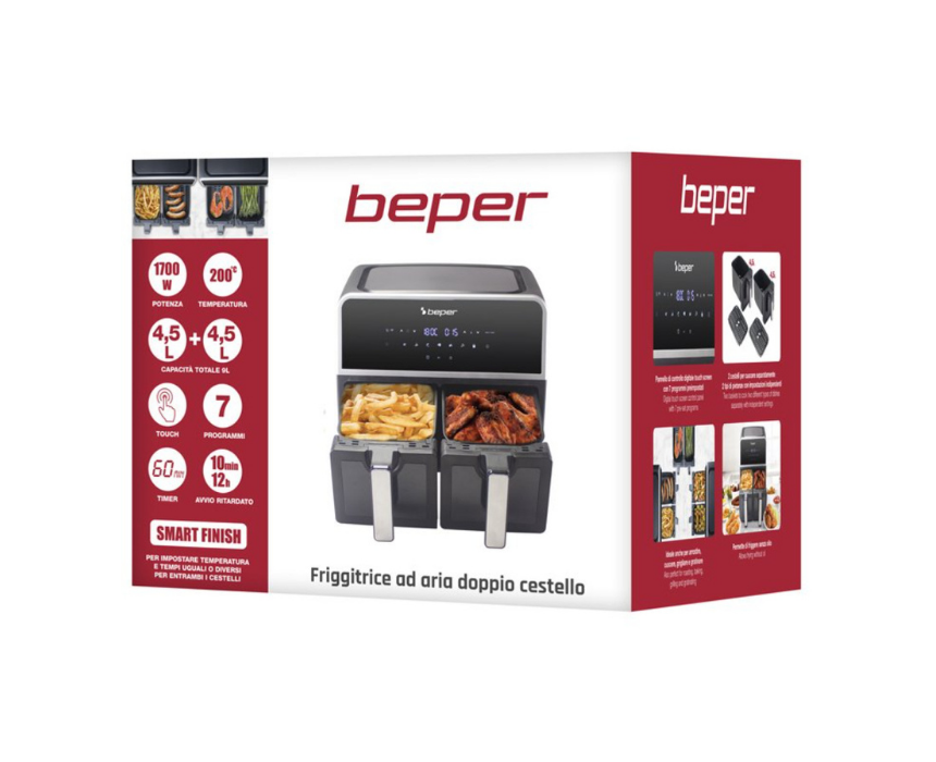 Beper Double Basket Air Fryer