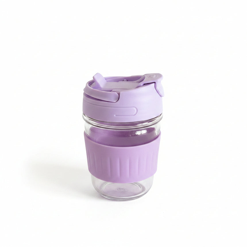 Glass Straw Cup 350ml