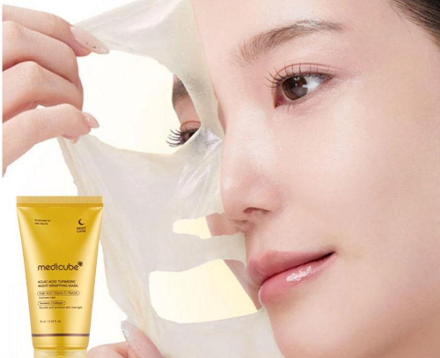Medicube Kojic Acid Turmeric Night Wrapping Mask