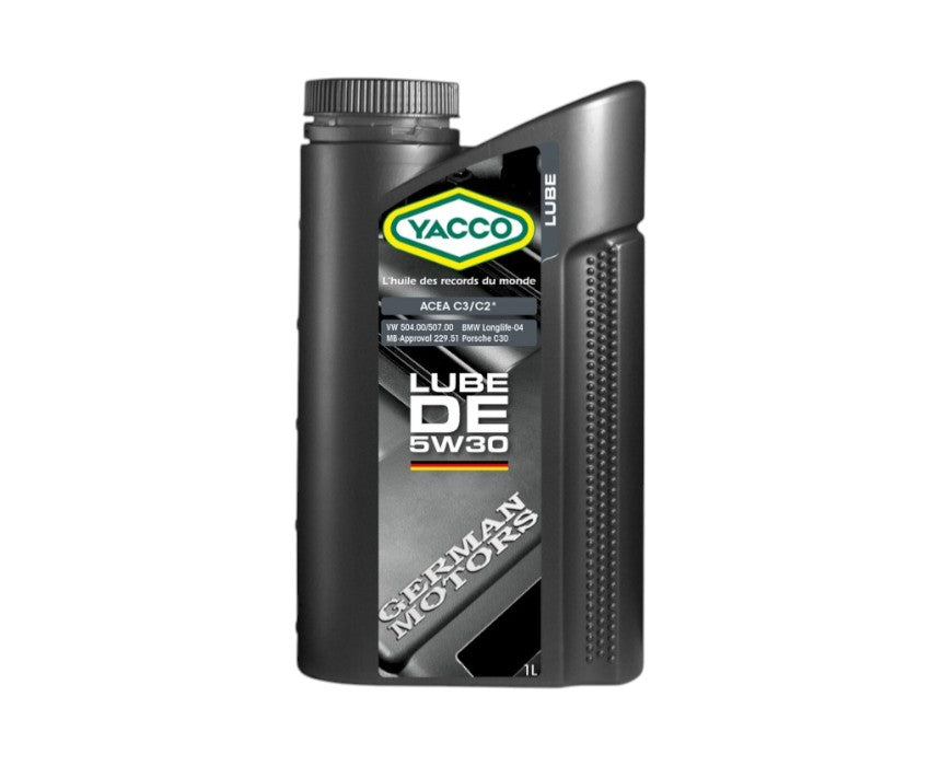 Yacco Lube DE 5W30 Synthetic Engine Oil - 1 L - Made in France