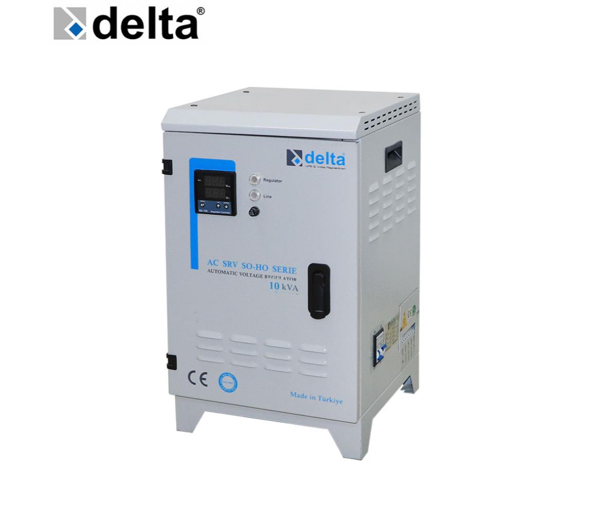 Stabilizer - Single Phase - Servo Motor - 10KVA - Digital - Delta