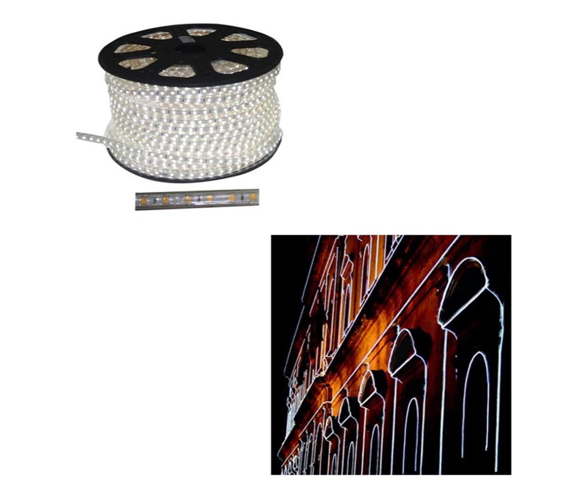 LED Rope - 220V AC 7.8W - 5050 - White - Per Meter