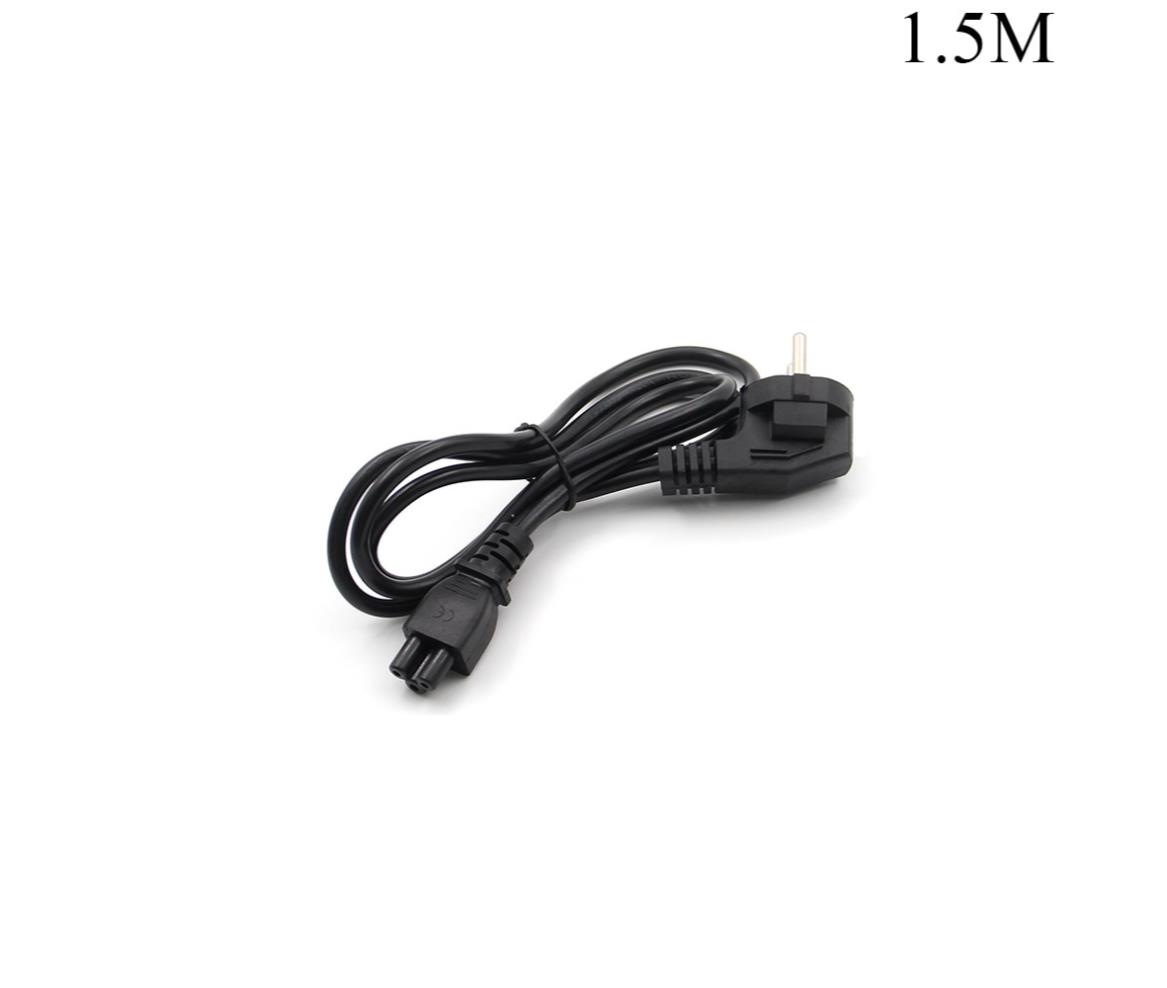 Power Cable Schuko Plug - C5 3x0.75mm 1.5m Black