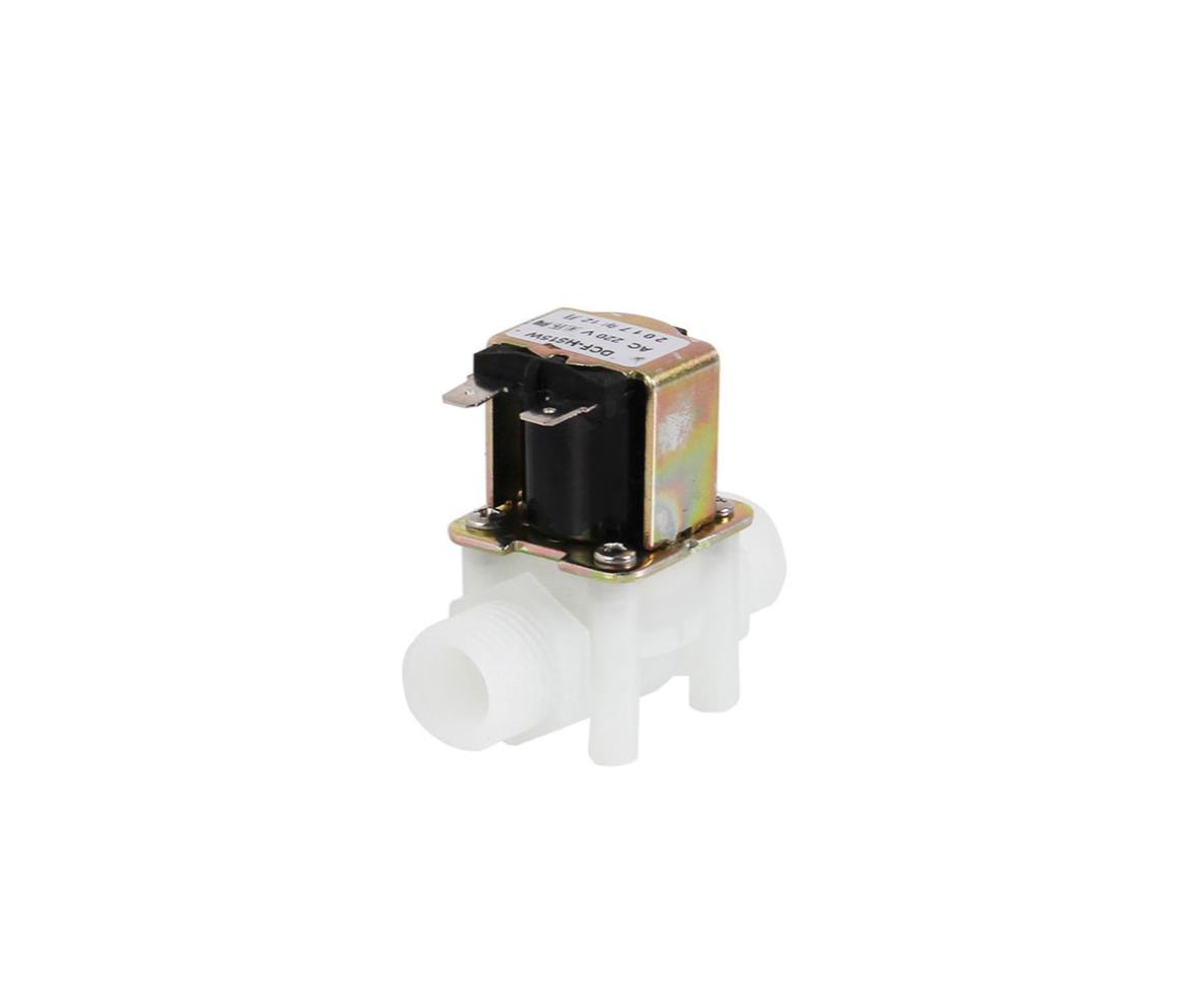 Solenoid Valve - Plastic - 1/2" Thread Short - 1/2" Thread Short