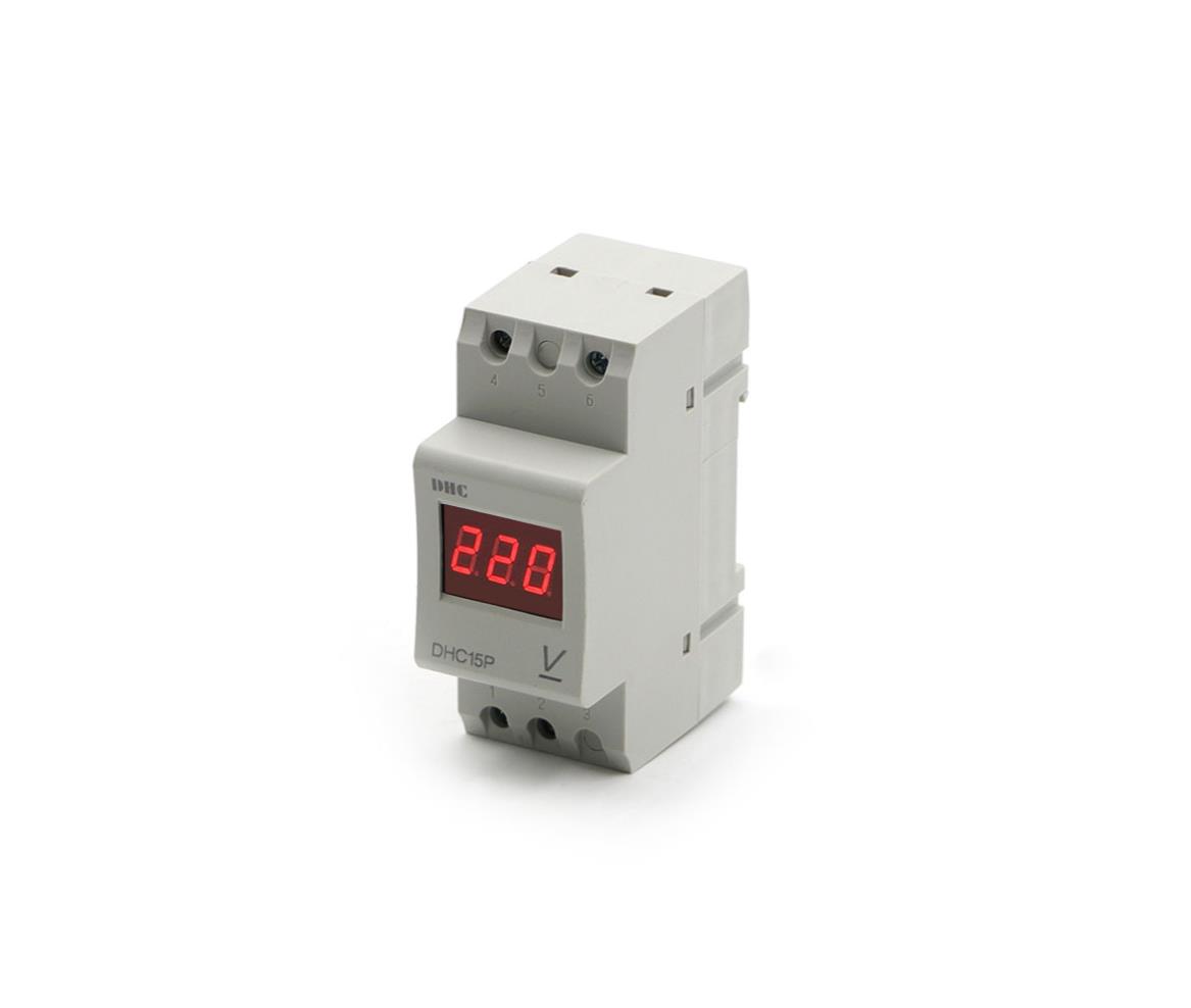 Panel Meter Digital DC Voltage 600V Rail Mount