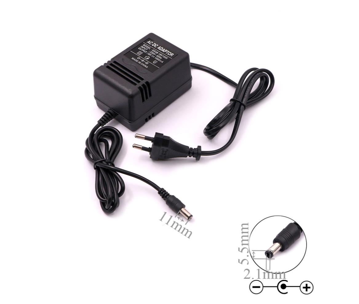 Power Adapter Linear DC 18V 1A 5.5x2.1mm