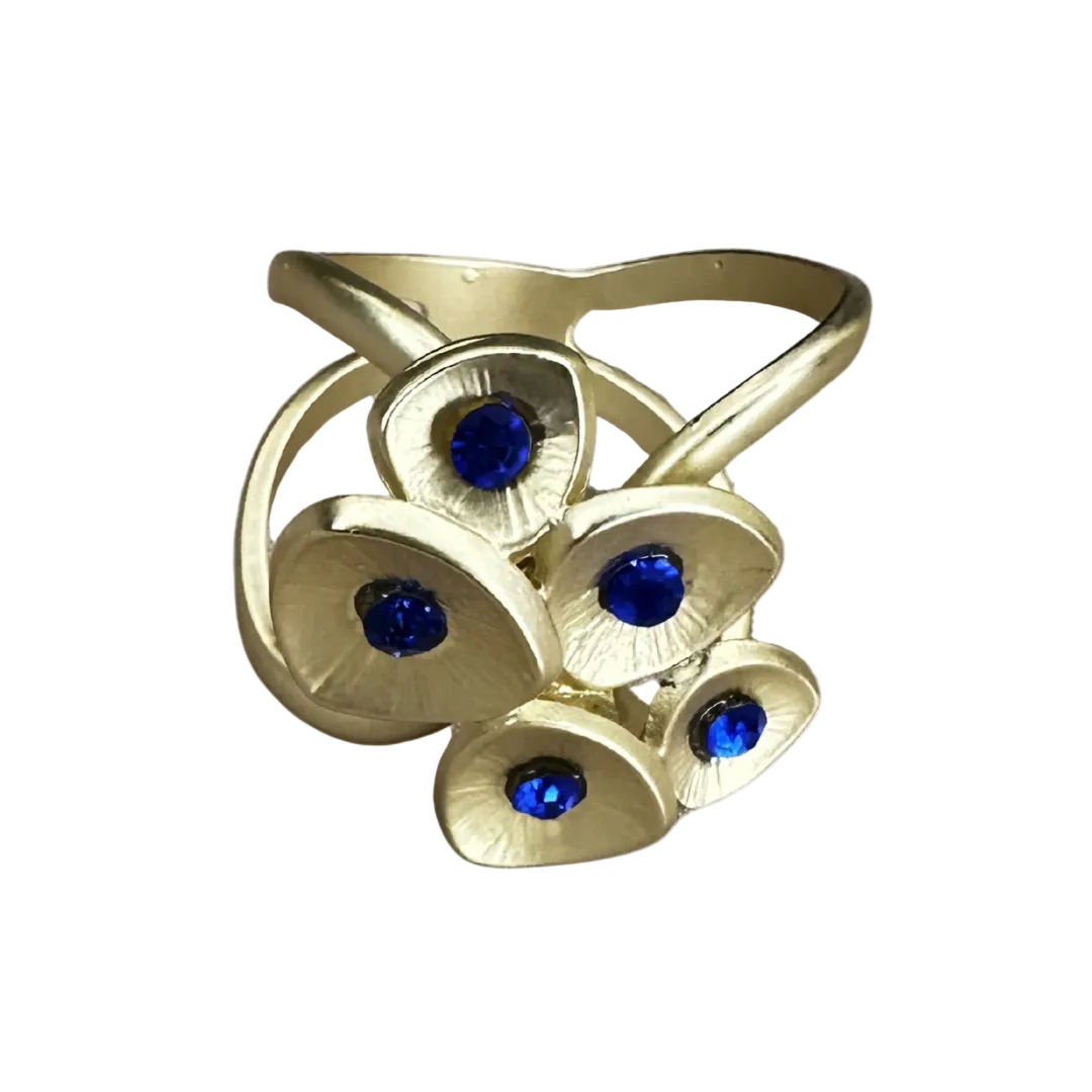 Scarf Ring Clip - Scarf Buckle- Floral Cluster