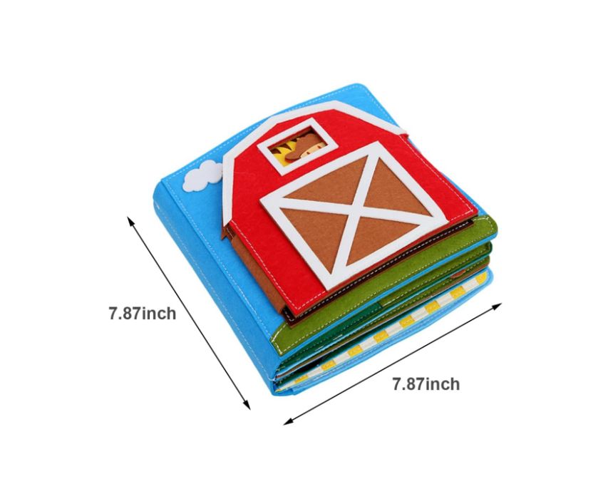 3D Early Education Quiet book