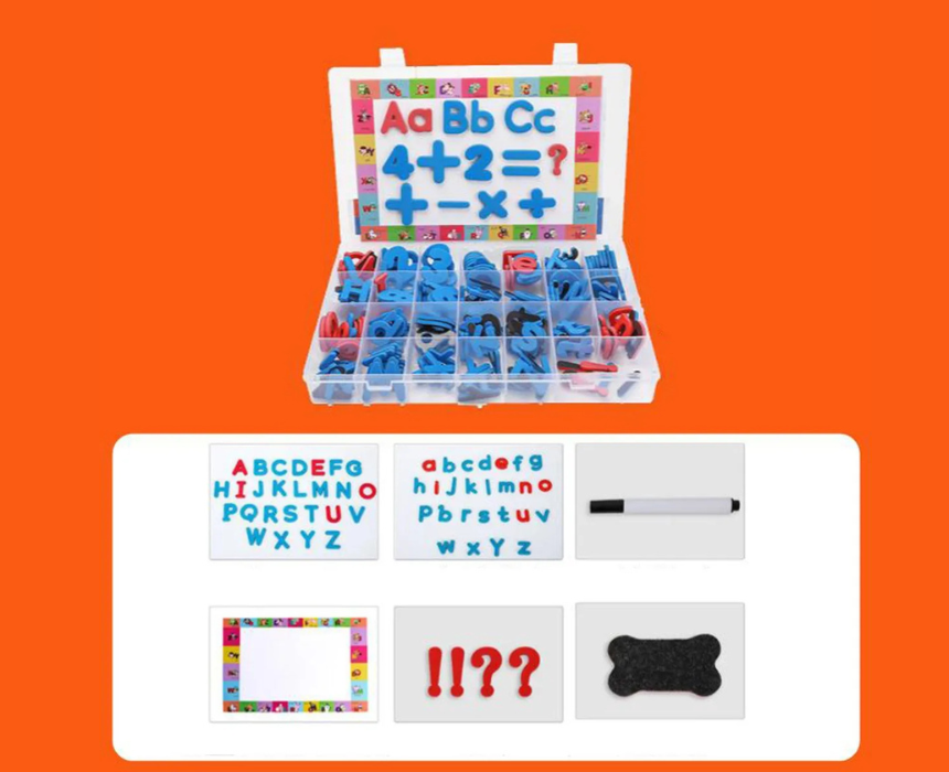 Magnetic Letters Set with Board and Storage Box