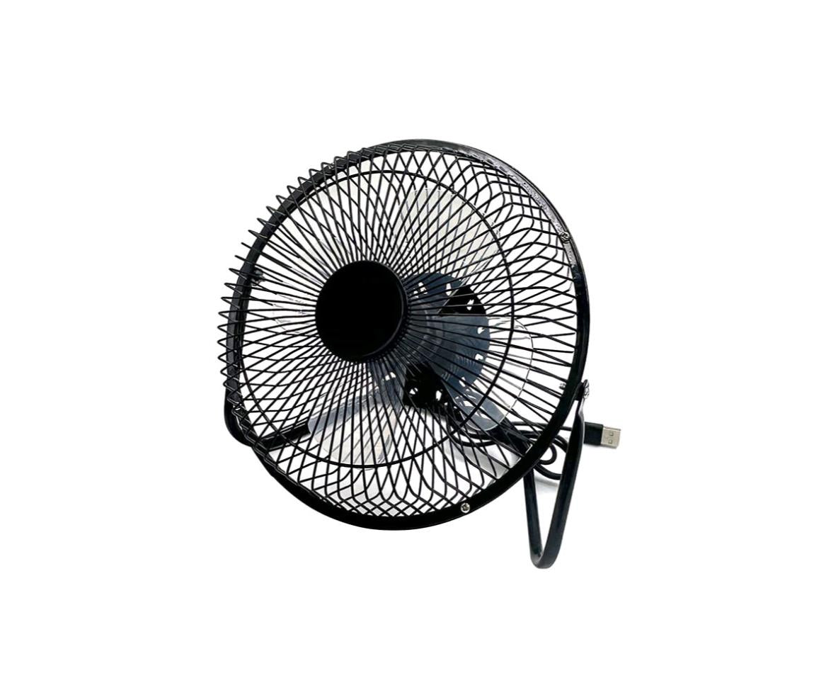 USB Gadget Fan Mini Desk Metal 8 Inch