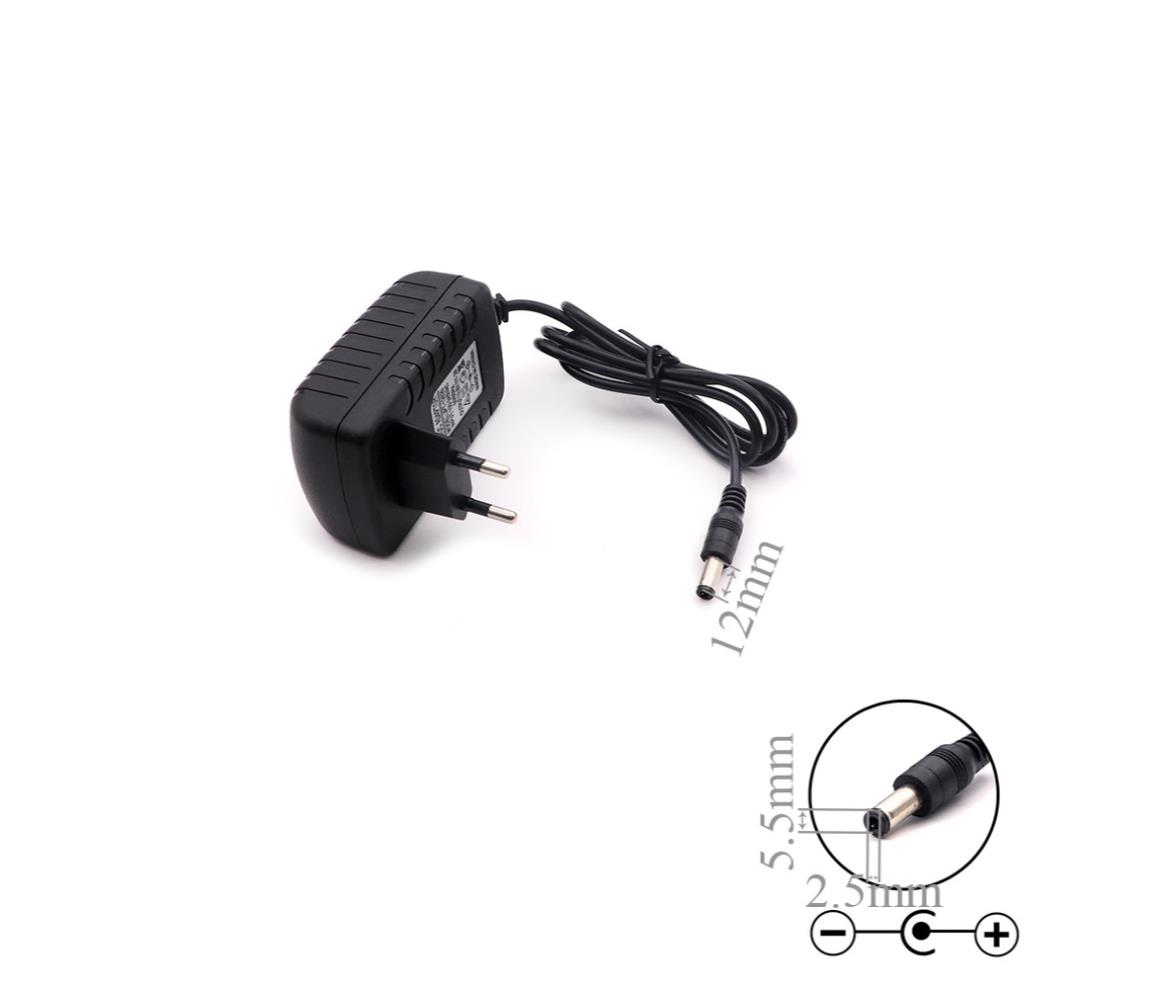Battery Charger Lithium-Polymer 12.6V 2A Plug 5.5x2.5mm