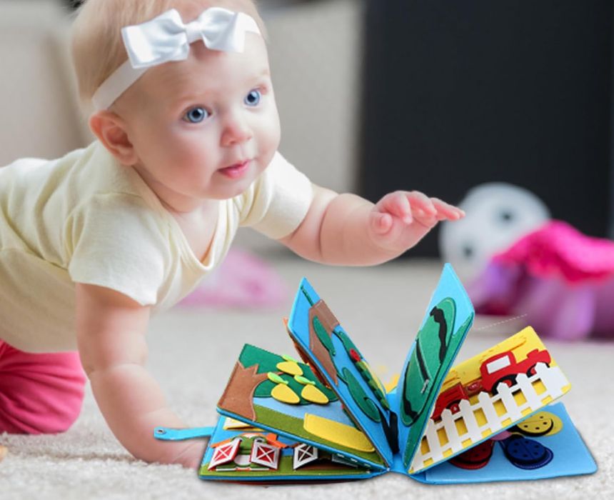 3D Early Education Quiet book