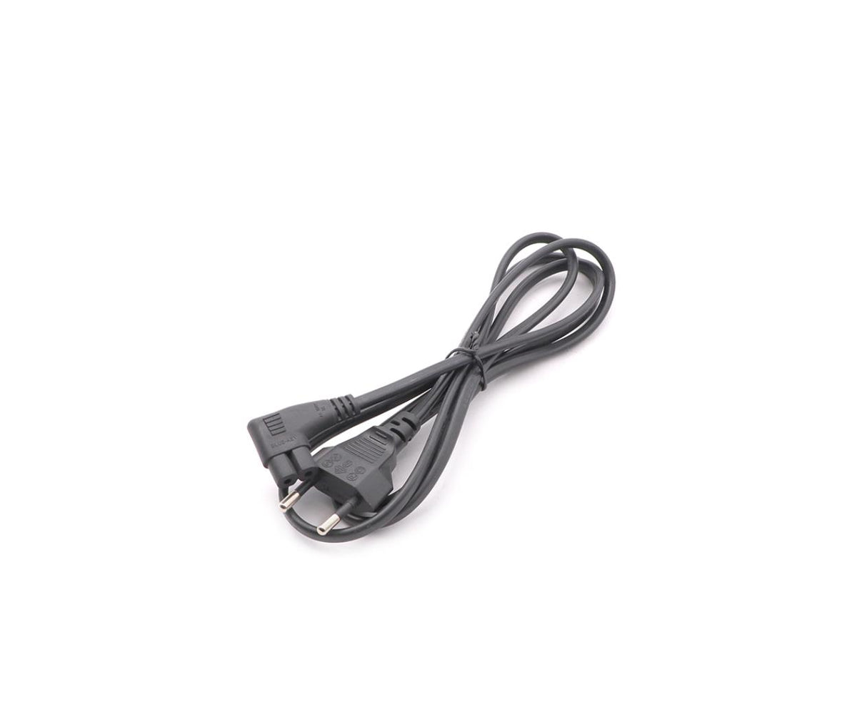 Power Cable EU Plug - 2-Prong 2x0.75mm 90° 1.5m