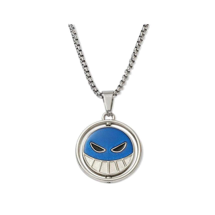 One Piece Portgas D Ace Metal Necklace - Nakama Lebanon
