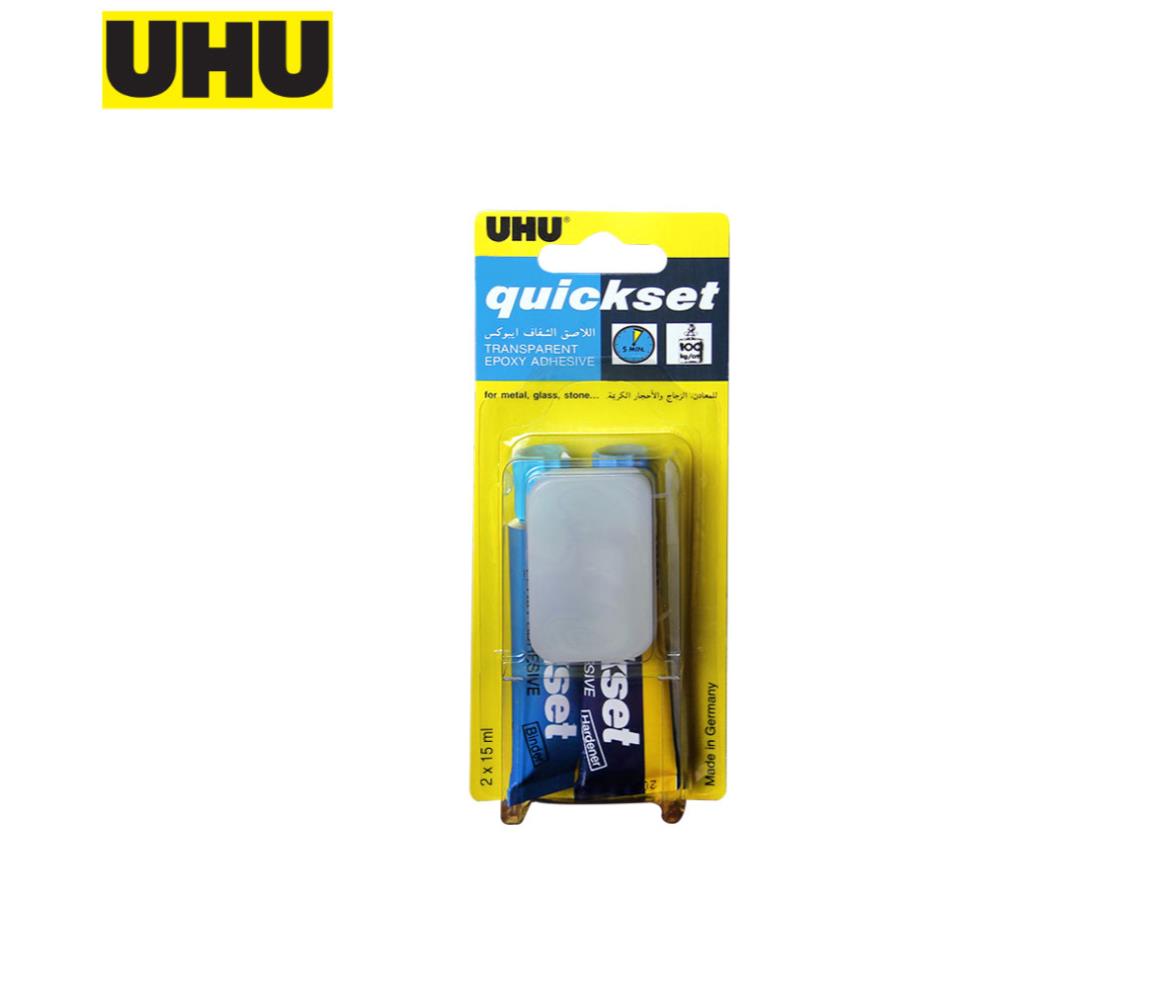 UHU QuickSet Epoxy Adhesive 2x15ml