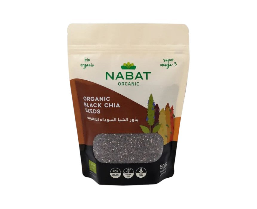 Nabat Organic Black Chia Seeds 500g